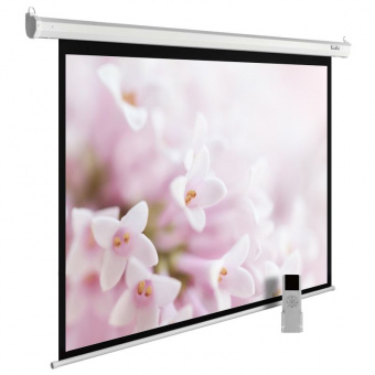 Экран Cactus 240x240см MotoExpert CS-PSME-240x240-WT 1:1 настенно-потолочный рулонный белый (моторизованный привод) - купить недорого с доставкой в интернет-магазине