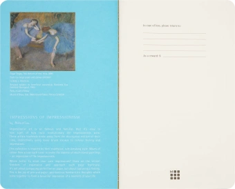 Блокнот Moleskine LIMITED EDITION CAHIER MUSEE D`ORSAY SKCAHL6911S3NL Large 130х210мм обложка картон 120стр. нелинованный мягкая обложка синий/коричневый (2шт) - купить недорого с доставкой в интернет-магазине