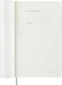 Еженедельник Moleskine PRECIOUS & ETHICAL MAMBA Large 130х210мм обложка экокожа 144стр. бирюзовый - купить недорого с доставкой в интернет-магазине