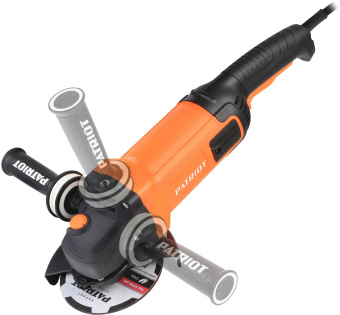 Углошлифовальная машина Patriot AG 190 2000Вт 8500об/мин рез.шпин.:M14 d=180мм (110301180) - купить недорого с доставкой в интернет-магазине