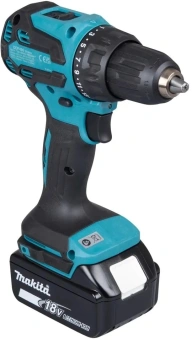 Дрель-шуруповерт Makita DDF490SF1J аккум. патрон:быстрозажимной (кейс в комплекте) - купить недорого с доставкой в интернет-магазине