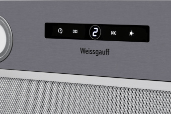 Вытяжка встраиваемая Weissgauff BOX 1200 IX нержавеющая сталь управление: сенсорное (1 мотор) - купить недорого с доставкой в интернет-магазине