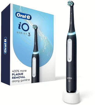Зубная щетка электрическая Oral-B iO Series 3 iOG3.1A6.0BK черный/белый - купить недорого с доставкой в интернет-магазине
