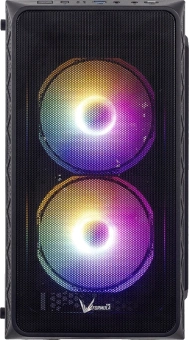 Корпус Formula Air Mesh G4 Plus AR черный без БП mATX 1xUSB2.0 audio - купить недорого с доставкой в интернет-магазине