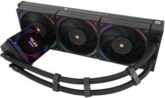 Система водяного охлаждения Thermalright Hyper Vision 360 ARGB Soc-AM5/AM4/1151/1200/2066/2011/1700 черный 4-pin 27dB Al LCD Ret (H-VISION-360-BL-ARGB) - купить недорого с доставкой в интернет-магазине