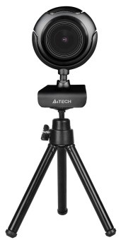 Камера Web A4Tech PK-710P черный 1Mpix (1280x720) USB2.0 с микрофоном - купить недорого с доставкой в интернет-магазине