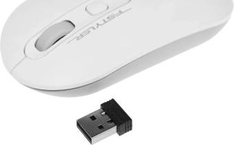 Мышь A4Tech Fstyler FG20 белый оптическая 2000dpi беспров. USB для ноутбука 4but (FG20 WHITE) - купить недорого с доставкой в интернет-магазине