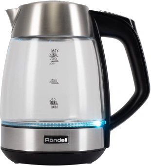 Чайник электрический Rondell RDE-1004 1.7л. 2200Вт корпус: стекло/металл - цена, купить или заказать с доставкой в интернет-магазине Чайник электрический Rondell RDE-1004 1.7л. 2200Вт корпус: стекло/металл - купить недорого с доставкой в интернет-магазине