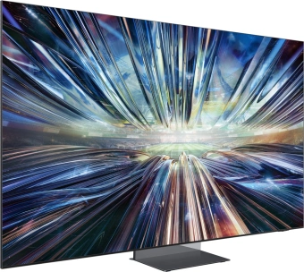 Телевизор QLED Samsung 75" QE75QN900DUXRU Series 9 нержавеющая сталь 8K Ultra HD 120Hz DVB-T2 DVB-C DVB-S2 USB WiFi Smart TV (RUS) - купить недорого с доставкой в интернет-магазине