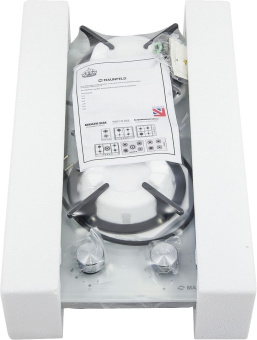 Газовая варочная поверхность Maunfeld EGHG.32.1CW/G белый - купить недорого с доставкой в интернет-магазине