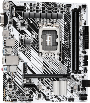 Материнская плата Asrock H610M-HDV/M.2+ D5 Soc-1700 Intel H610 2xDDR5 mATX AC`97 8ch(7.1) GbLAN+VGA+HDMI+DP - купить недорого с доставкой в интернет-магазине