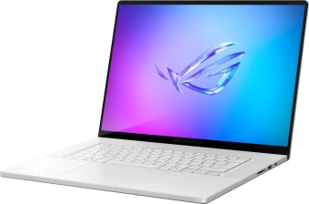 Ноутбук Asus ROG Zephyrus G16 GA605KM-QR036 Ryzen AI 7 350 32Gb SSD1Tb NVIDIA GeForce RTX 5060 8Gb 16" OLED 2.5K (2560x1600) без ОС white WiFi BT Cam Bag (90NR0NE2-M00250) - купить недорого с доставкой в интернет-магазине