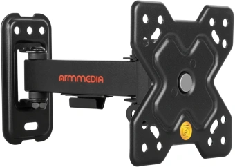 Кронштейн для телевизора Arm Media MARS-5 черный 10"-32" макс.25кг настенный поворот и наклон - купить недорого с доставкой в интернет-магазине