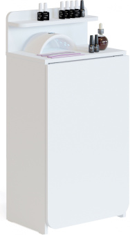 Стол для компьютера Сокол СП-19 складн. столешница ЛДСП белый каркас хром (00-00012723) - купить недорого с доставкой в интернет-магазине