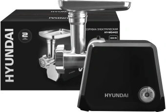 Мясорубка Hyundai HY-MG4422 1200Вт черный/серебристый - купить недорого с доставкой в интернет-магазине