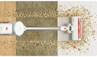 Пылесос ручной Xiaomi G20 Lite EU 215Вт белый/оранжевый - купить недорого с доставкой в интернет-магазине