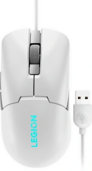 Мышь Lenovo Legion M300s RGB Gaming белый оптическая 8000dpi USB2.0 (GY51H47351) - купить недорого с доставкой в интернет-магазине