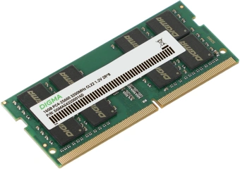 Память DDR4 16Gb 3200MHz Digma DGMAS43200016D RTL PC4-25600 CL22 SO-DIMM 260-pin 1.2В dual rank Ret - купить недорого с доставкой в интернет-магазине