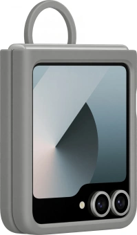 Чехол (клип-кейс) Samsung для Samsung Galaxy Z Flip6 Silicone Case Flip 6 (F741) серый (EF-PF741TJEGRU) - купить недорого с доставкой в интернет-магазине