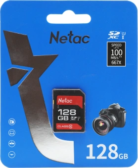 Флеш карта SDXC 128GB Netac NT02P600STN-128G-R P600 w/o adapter - купить недорого с доставкой в интернет-магазине