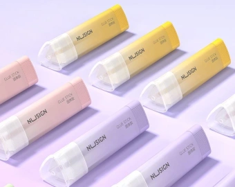 Клей-карандаш Deli NS150 21гр корп.ассорти прозрачный усиленный Nusign - купить недорого с доставкой в интернет-магазине