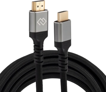 Кабель аудио-видео Digma HDMI (m)/HDMI (m) 5м. феррит.кольца позолоч.конт. черный (D-HDMI-2FF-V2.1-5M) - купить недорого с доставкой в интернет-магазине
