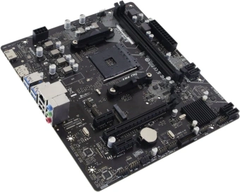 Материнская плата Biostar B550MT Soc-AM4 AMD B550 2xDDR4 mATX AC`97 8ch(7.1) GbLAN RAID+HDMI+DP - купить недорого с доставкой в интернет-магазине