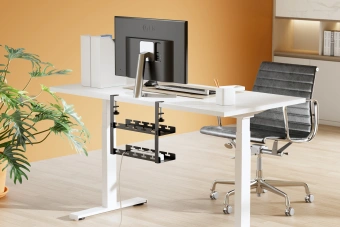 Кабель-канал Cactus CS-CM-400-2BK для столов 40x13.4x34.2см черный - купить недорого с доставкой в интернет-магазине