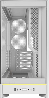 Корпус Montech HS02 белый без БП ATX 4x140mm 2xUSB3.0 audio bott PSU - купить недорого с доставкой в интернет-магазине