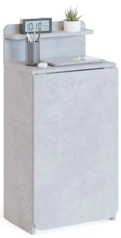 Стол для компьютера Сокол СП-19 складн. столешница ЛДСП бетон каркас хром (00-00015992) - купить недорого с доставкой в интернет-магазине