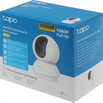 Камера видеонаблюдения IP TP-Link Tapo C200 Wi-Fi 4-4мм цв. корп.:белый - купить недорого с доставкой в интернет-магазине