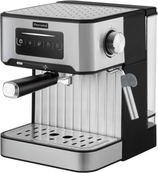 Кофеварка рожковая Rondell RDE-1106 850Вт серебристый - купить недорого с доставкой в интернет-магазине
