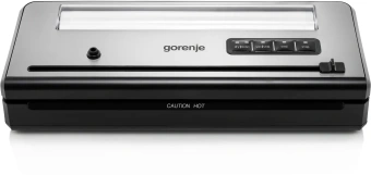 Вакуумный упаковщик Gorenje VS110BE 110Вт 9л/мин шир.пак.:30см серебристый/черный - купить недорого с доставкой в интернет-магазине