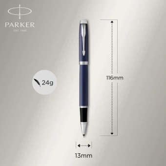 Ручка роллер Parker IM Core T321 (1931661) Matte Blue CT F черн. черн. подар.кор. - купить недорого с доставкой в интернет-магазине