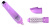 Фен-щетка Panasonic EH-KA22 600Вт фиолетовый/белый - купить недорого с доставкой в интернет-магазине