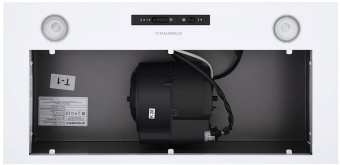 Вытяжка встраиваемая Maunfeld Crosby Light C 60 белый управление: ползунковое (1 мотор) - купить недорого с доставкой в интернет-магазине