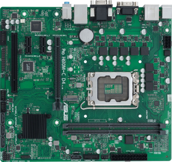 Материнская плата Asus PRO H610M-C D4-CSM Soc-1700 Intel H610 2xDDR4 mATX AC`97 8ch(7.1) GbLAN+VGA+HDMI+DP - купить недорого с доставкой в интернет-магазине