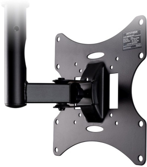Кронштейн для телевизора Arm Media LCD-1000 черный 10"-37" макс.30кг потолочный поворот и наклон - купить недорого с доставкой в интернет-магазине