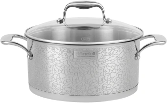 Кастрюля Rondell Vintage RDS-344 5л. d=24см (с крышкой) стальной - купить недорого с доставкой в интернет-магазине