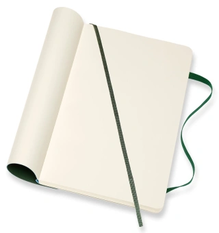 Блокнот Moleskine CLASSIC SOFT QP618K15 Large 130х210мм 192стр. нелинованный мягкая обложка зеленый - купить недорого с доставкой в интернет-магазине