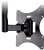 Кронштейн для телевизора Arm Media LCD-1000 черный 10"-37" макс.30кг потолочный поворот и наклон - купить недорого с доставкой в интернет-магазине