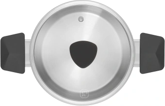 Кастрюля Rondell Strike RDS-714 2.8л. d=20см (с крышкой) стальной - купить недорого с доставкой в интернет-магазине