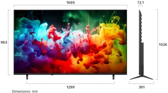 Телевизор LED LG 75" 75QNED70B6A.ARUG черный титан 4K Ultra HD 60Hz DVB-T DVB-T2 DVB-C DVB-S DVB-S2 USB WiFi Smart TV - купить недорого с доставкой в интернет-магазине
