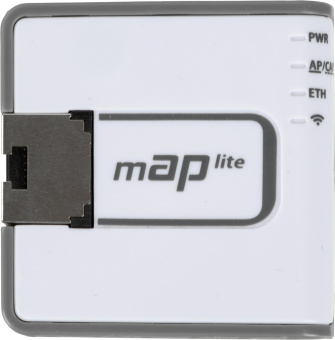 Точка доступа MikroTik mAP lite (RBMAPL-2ND) N300 10/100BASE-TX белый - купить недорого с доставкой в интернет-магазине