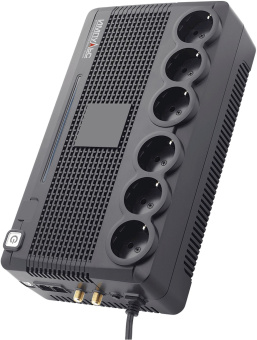 Источник бесперебойного питания Импульс Пионер 650 360Вт 650ВА черный - купить недорого с доставкой в интернет-магазине