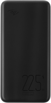 Мобильный аккумулятор Itel Star 200F 20000mAh QC3.0/PD3.0/PE2.0 22.5W 5A 2xUSB-A/USB-C черный - купить недорого с доставкой в интернет-магазине