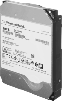 Жесткий диск WD SATA-III 20TB 0B48696 WUH722020CLE604 Ultrastar DC HC555 512E (7200rpm) 512Mb 3.5" - купить недорого с доставкой в интернет-магазине