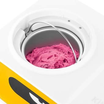 Мороженица Kitfort КТ-1829-1 110Вт 1200мл. желтый/белый - купить недорого с доставкой в интернет-магазине