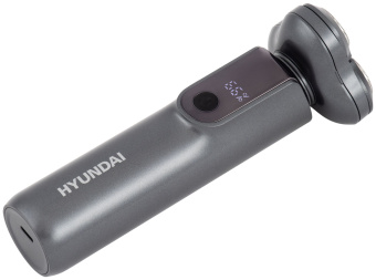 Бритва роторная Hyundai H-SH8080 реж.эл.:3 питан.:аккум. серебристый - купить недорого с доставкой в интернет-магазине