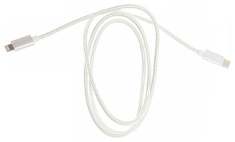 Кабель Cactus CS-LG.USB.C-1 USB Type-C (m)-Lightning (m) 1м белый блистер - купить недорого с доставкой в интернет-магазине